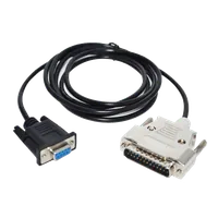 Câble Null Modem DB9 Femelle vers DB25 Mâle - 1.8m - 2
