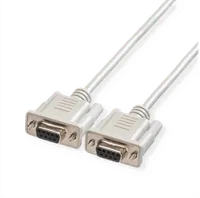 Câble Null Modem DB9 Femelle vers DB25 Mâle - 1.8m - 3