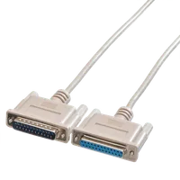 Câble Null Modem DB9 Femelle vers DB25 Mâle - 1.8m - 4