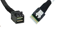 Câble Interne SAS Slim SAS (SFF-8654) vers Mini SAS HD (SFF-8643) - 1m - 2