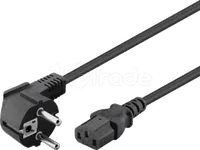 Câble d'alimentation Goobay Schuko CEE 7/7 vers IEC C14 - 20 cm Noir - 3