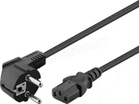 Câble d'alimentation Goobay Schuko CEE 7/7 F vers C14 - 1,5m Noir