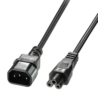 Lindy Câble secteur C5 vers C14, 2m