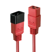 Lindy Rallonge secteur C20 vers C19, rouge, 1m