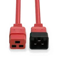 Lindy Rallonge secteur C20 vers C19, rouge, 3m - 4