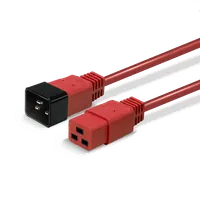 Lindy Rallonge secteur C20 vers C19, rouge, 3m - 5