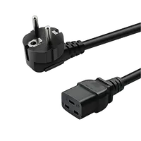 Câble d'Alimentation Tripolaire Schuko vers IEC-320-C5 - 2 mètres - Noir - 4