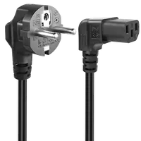 Câble d'alimentation secteur 3m avec verrouillage IEC C13 - Noir