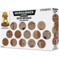 Games Workshop Warhammer 40k Sector Imperialis Socles Ronds 32mm (x60) - 2