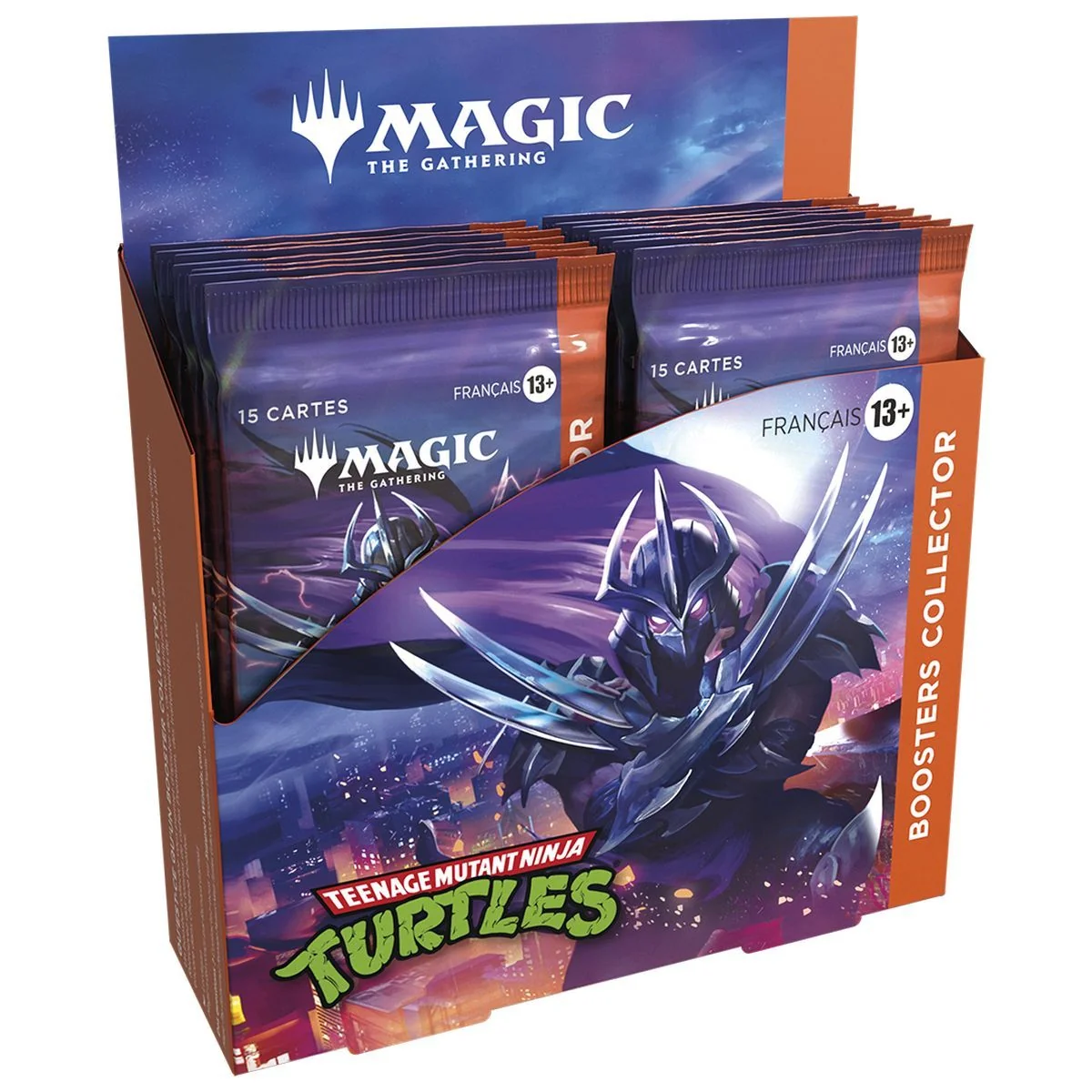 Jeu Magic The Gathering : TMNT Collector Display 12 Boosters (Anglais)