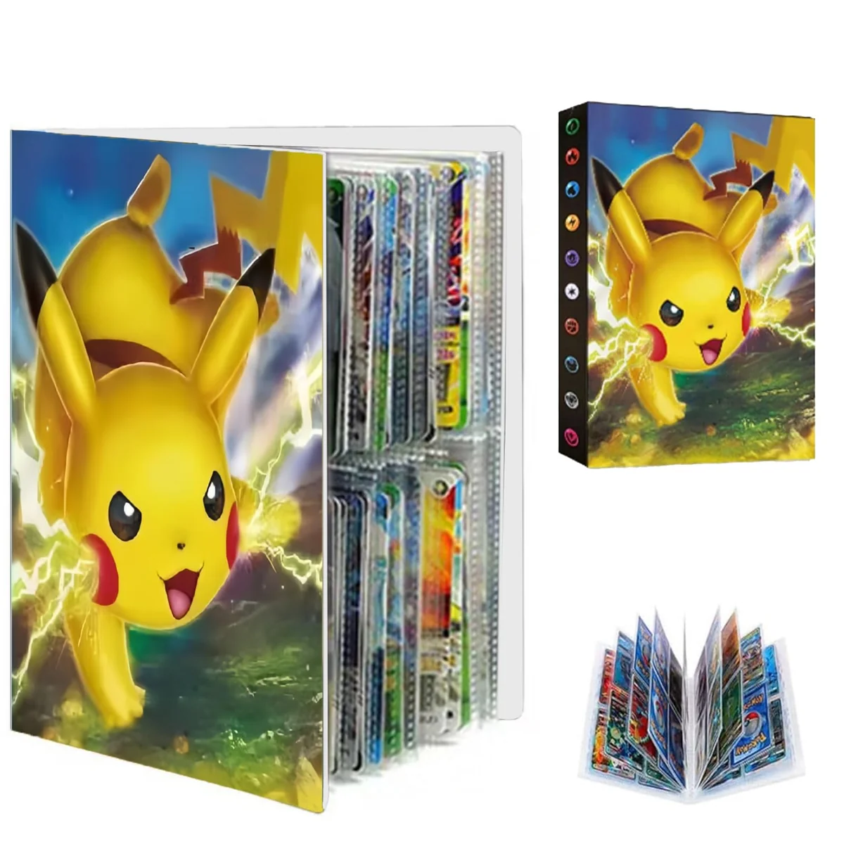 Lot de 10 Feuilles Classeur Pokémon Pikachu A4