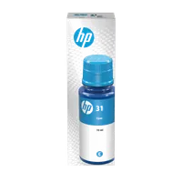 HP 31 - Bouteille d'encre cyan authentique 70 ml - 1