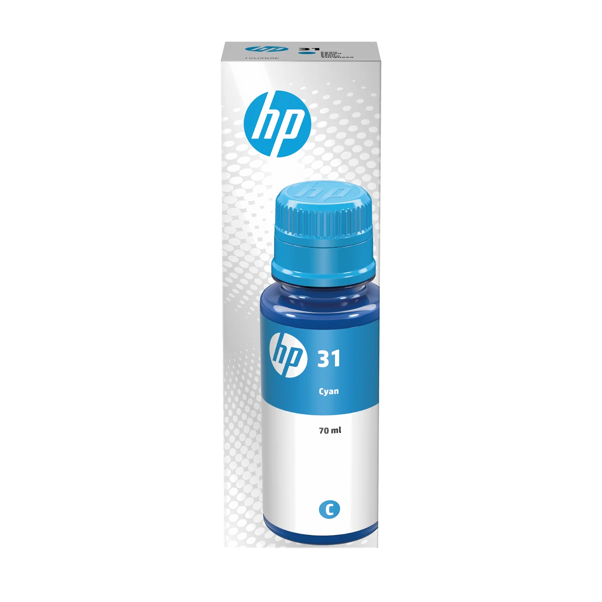 HP 31 - Bouteille d'encre cyan authentique 70 ml