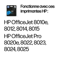 HP 912 Cartouche d'encre cyan authentique - 3