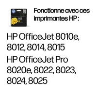 HP 912 Cartouche d'encre jaune authentique - 3