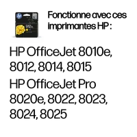 HP 912XL Cartouche d'encre jaune authentique, grande capacité - 3