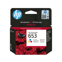 HP Cartouche d’encre Ink Advantage trois couleurs 653 authentique - 2