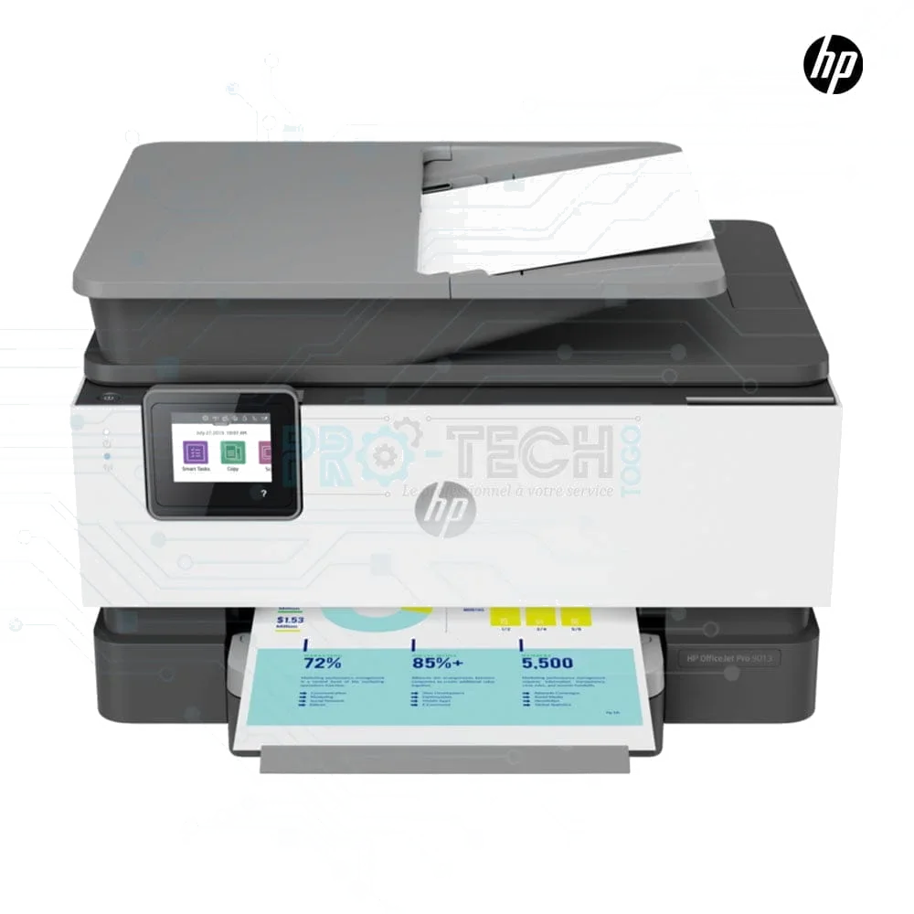 Imprimante Multifonction Jet d'Encre HP OfficeJet Pro 9013 - Impression, Copie, Scan