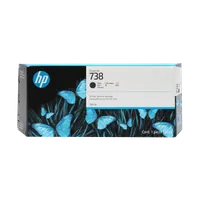 HP Cartouche d’encre DesignJet 738, noir, 300 ml - 1