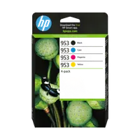 HP 953 Pack de 4 cartouches d'encre Noir/Cyan/Magenta/Jaune authentiques - 2