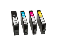 HP 912 Pack de 4 cartouches d'encre Noir/Cyan/Magenta/Jaune authentiques - 3