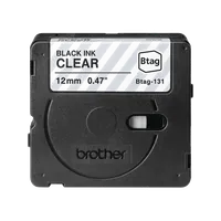 Brother BTAG-131 ruban d'étiquette Noir sur transparent - 3