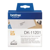 Brother DK-11201 - Rouleau d'étiquettes original – Noir sur blanc, 29 x 90 mm - 2