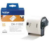 Brother DK-11202 ruban d'étiquette Noir sur blanc - 1