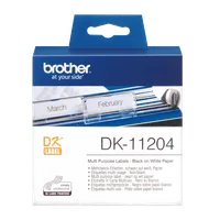 Brother DK-11204 - Rouleau d'étiquettes original – Noir sur blanc, 17 x 54 mm - 3