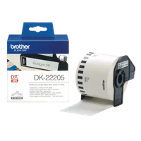 Brother DK-22205 - Ruban d'étiquettes continu noir sur blanc - 1