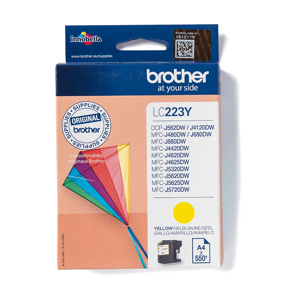 Brother LC223Y - Cartouche d'encre originale – Jaune