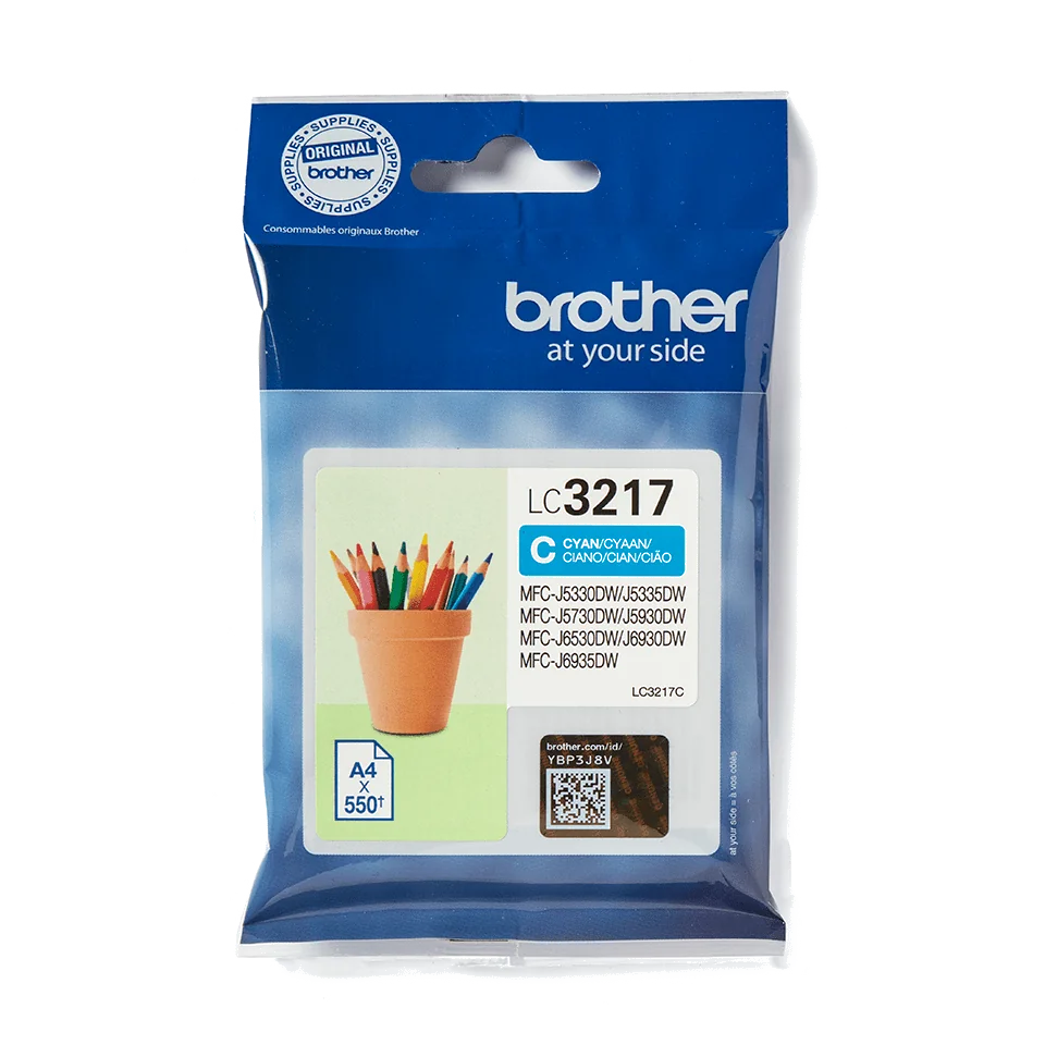 Brother LC3217C - Cartouche d'encre originale – Cyan