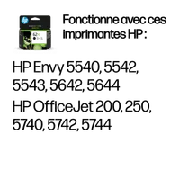 HP 62XL cartouche d'encre noire grande capacité authentique - 3