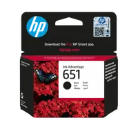 HP 651 cartouche Ink Advantage authentique, noir - 2