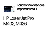 HP 26A LaserJet - Cartouche de toner noir authentique - 2