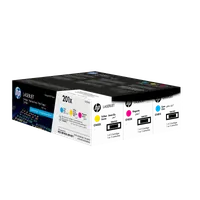 HP 201X LaserJet - Lot de 3 Cartouches de Toner Grande Capacité Authentiques - 3