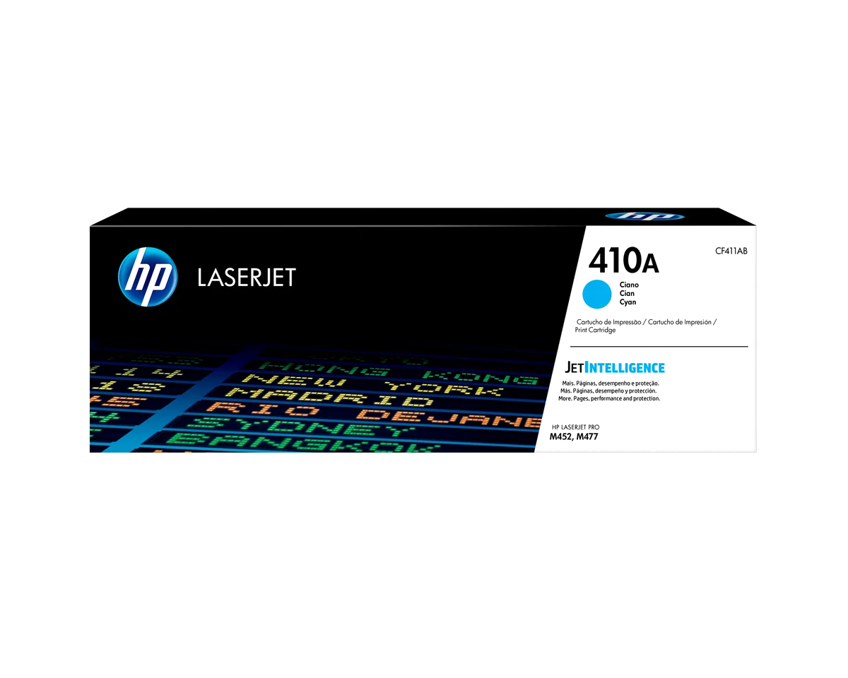 HP 410A toner LaserJet cyan authentique