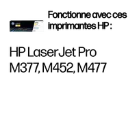 HP 410A toner LaserJet jaune authentique - 2