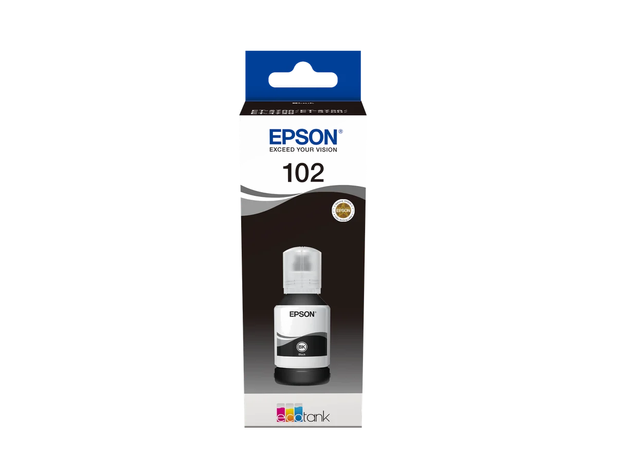 Epson 102 EcoTank Pigment Black ink bottle