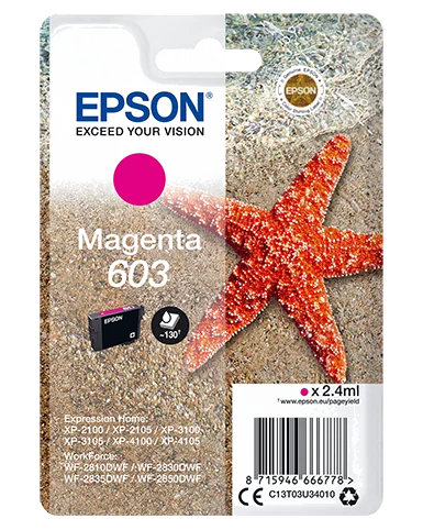 Epson Singlepack Magenta 603 Ink