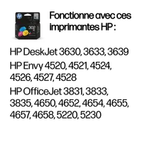 HP 302XL Cartouche d’encre trois couleurs grande capacité authentique - 3