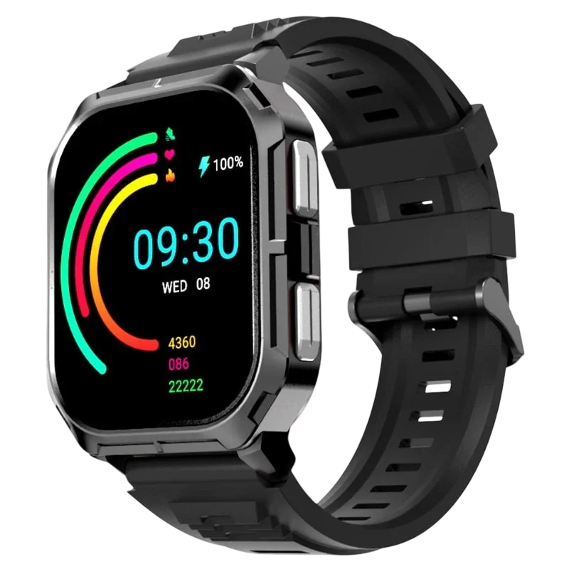Montre Connectée HiFuture Ultra 3 Noir - Écran 2.0", Santé & Appels Bluetooth