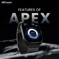 Montre Connectée HiFuture AIX Luxe Acier Inoxydable Argent Écran AMOLED - 4