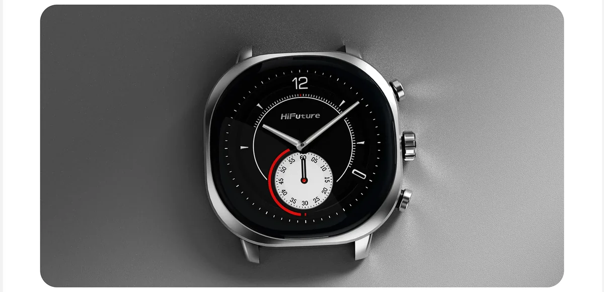 Montre Connectée HiFuture Aix AMOLED 1.43" - Noir
