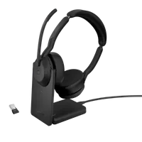 Jabra Evolve2 55 Casque Sans fil Arceau Bureau/Centre d'appels USB Type-C Bluetooth Noir