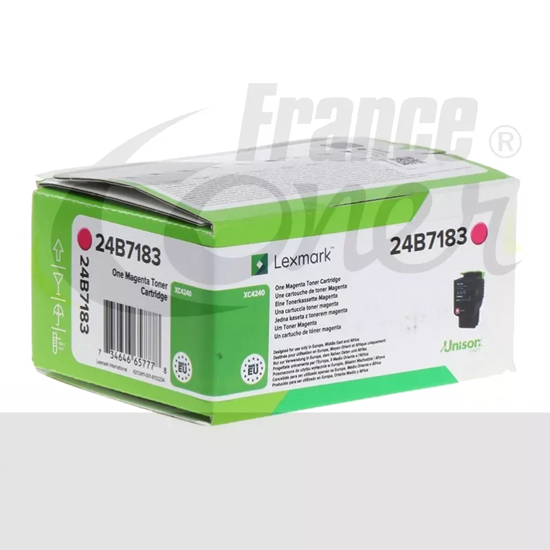 Cartouche de Toner Jaune Lexmark 24B7183 - 6 000 Pages