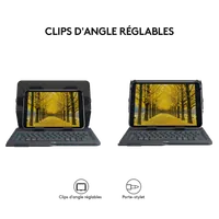 Étui Clavier Universel Logitech pour Tablettes 9-10 pouces - AZERTY Français - 2