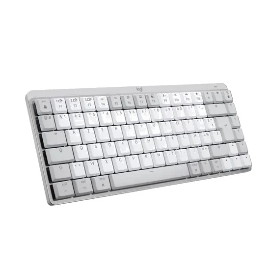 Clavier Sans Fil Logitech MX Keys Mini AZERTY Gris Pâle