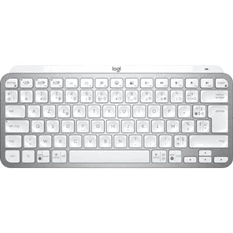 Clavier Sans Fil Logitech MX Keys Mini AZERTY Gris Pâle