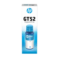 HP Bouteille d'encre cyan GT52authentique
